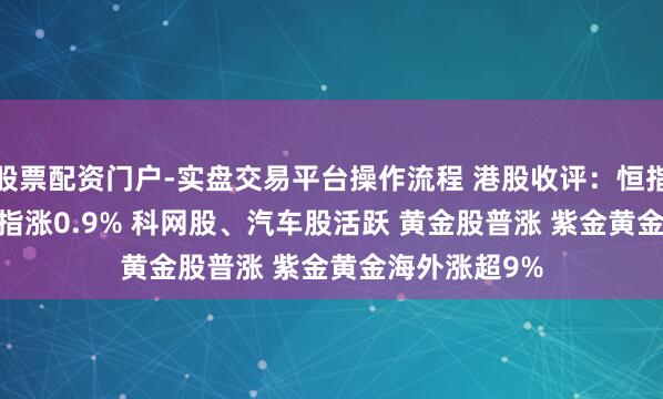 股票配资门户-实盘交易平台操作流程 港股收评：恒指涨0.31% 科指涨0.9% 科网股、汽车股活跃 黄金股普涨 紫金黄金海外涨超9%