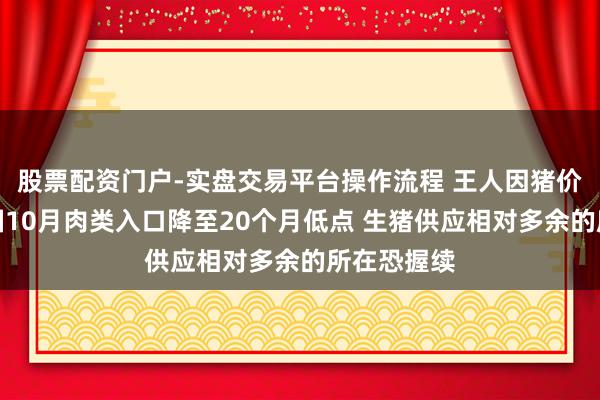 股票配资门户-实盘交易平台操作流程 王人因猪价大跌？中国10月肉类入口降至20个月低点 生猪供应相对多余的所在恐握续
